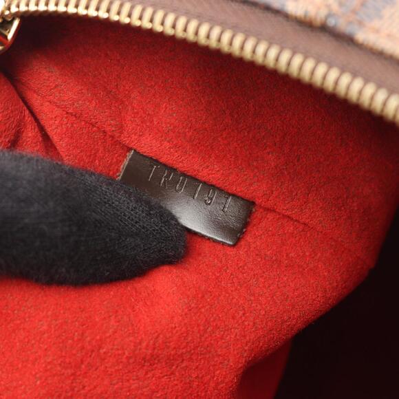 LOUIS VUITTON Brown Damier Leather Bag - Picture 5 of 10